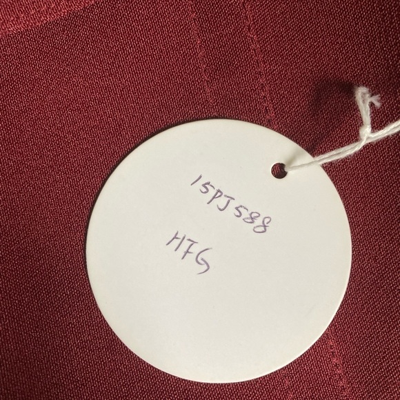NWT Relative Pi Flap Pocket Slouchy Hooded Bomber Jacket in Mahogany Berry - Picture 10 of 12